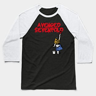 avenged ll girls with red paint Baseball T-Shirt